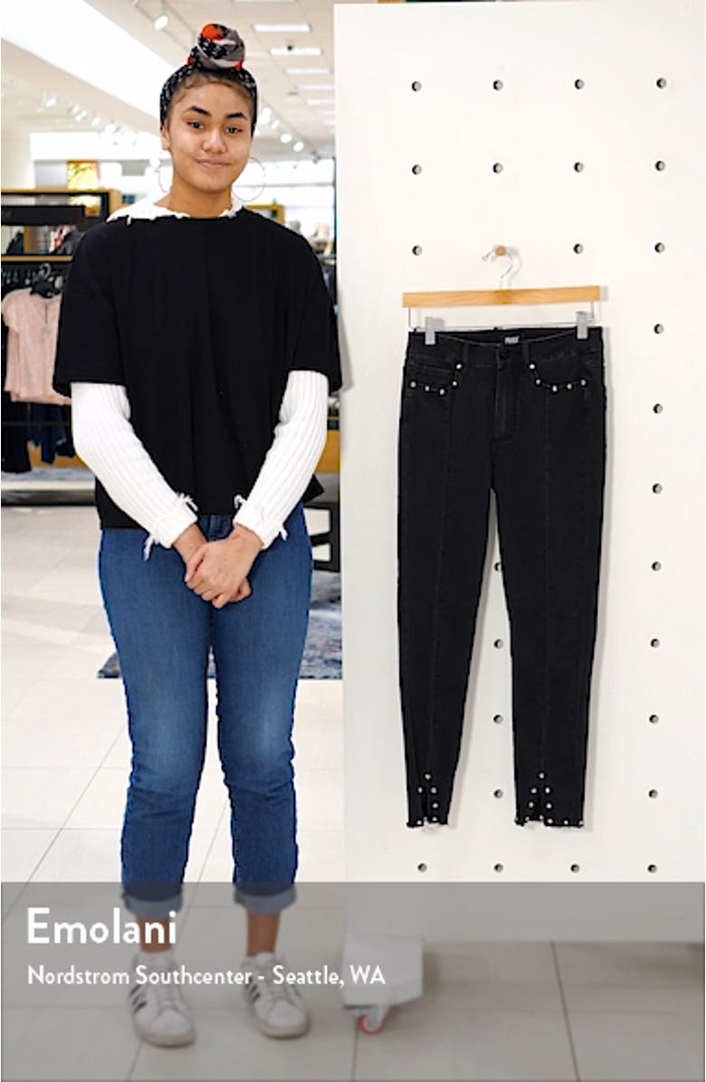 Transcend Vintage Hoxton High Waist Ankle Skinny Jeans, sales video thumbnail