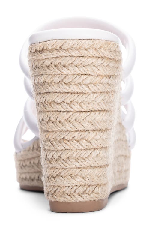 Chinese Laundry Eleana Espadrille Wedge Sandal In White