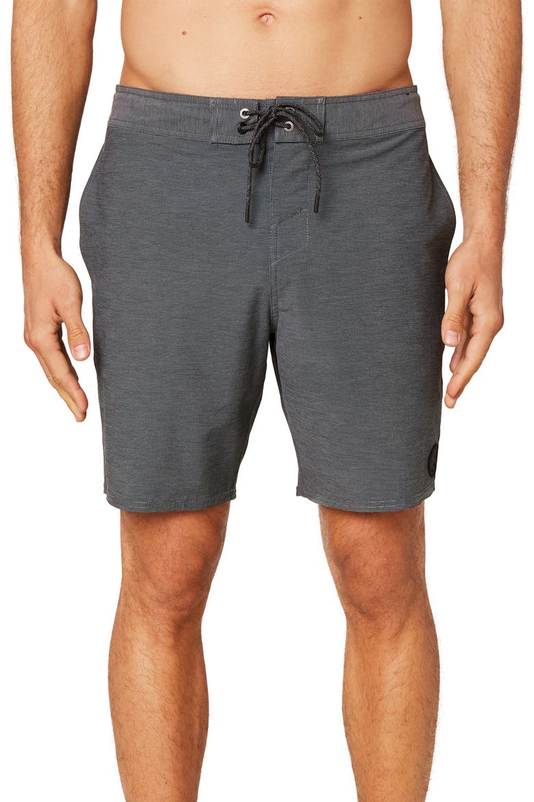 Staple Cruzer Board Shorts, Main, color, BLACK