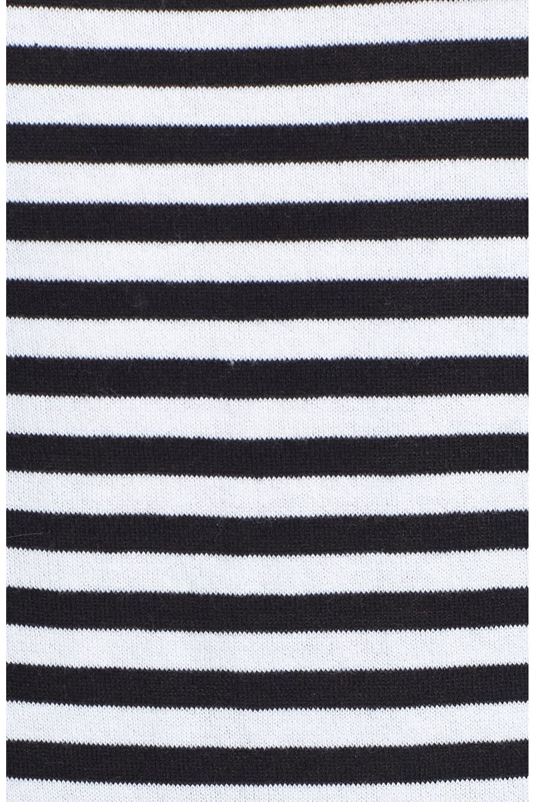 Hinge® Mix Stripe Cotton Sweater, Alternate, color, ANISSA STRIPE BLACK