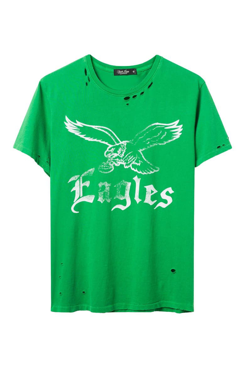 Philadelphia Eagles Fly Cotton Graphic T-Shirt, Main, color, KELLY