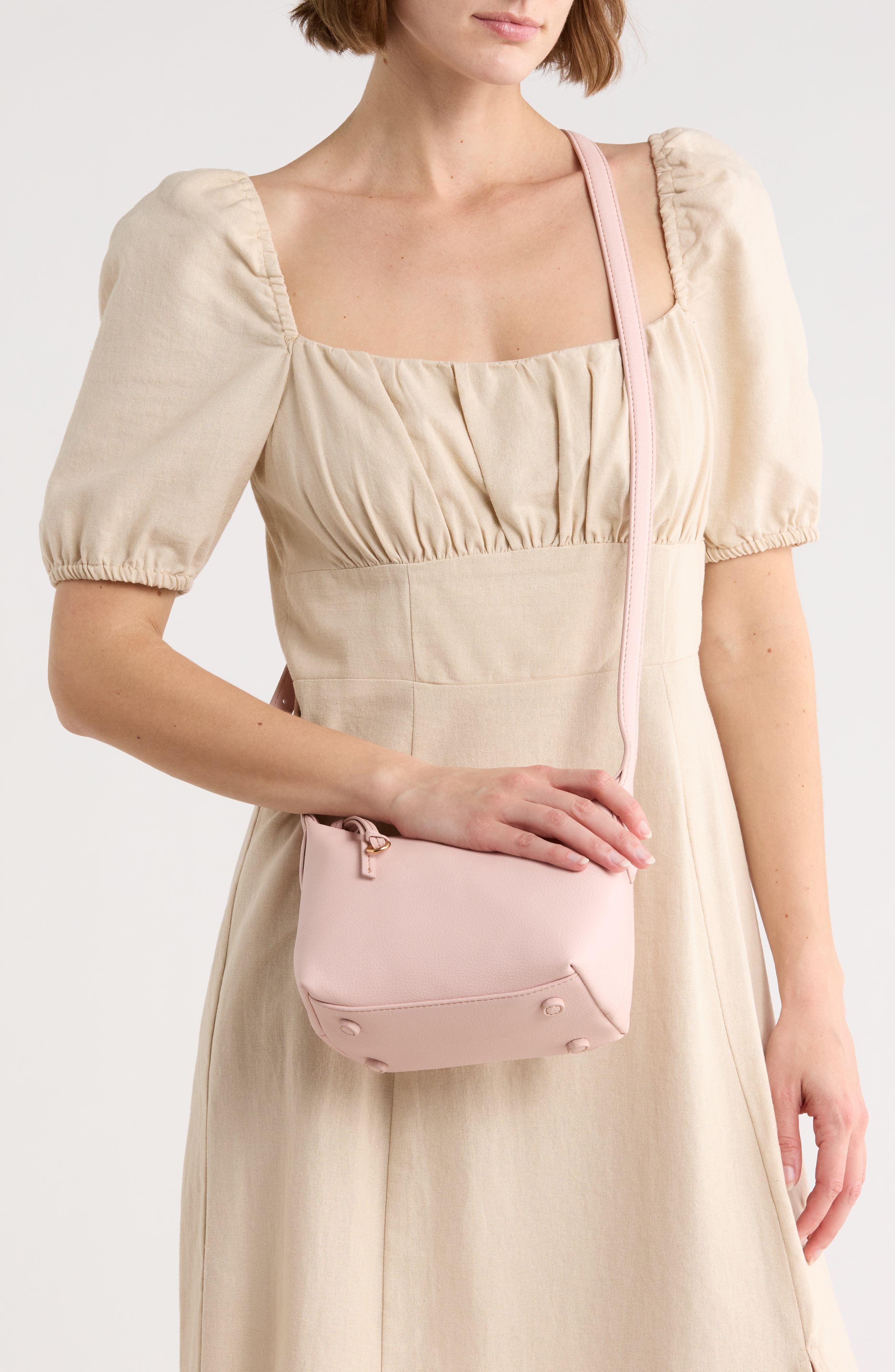 Elaina Crossbody Bag, Alternate, color, DUSTY PINK