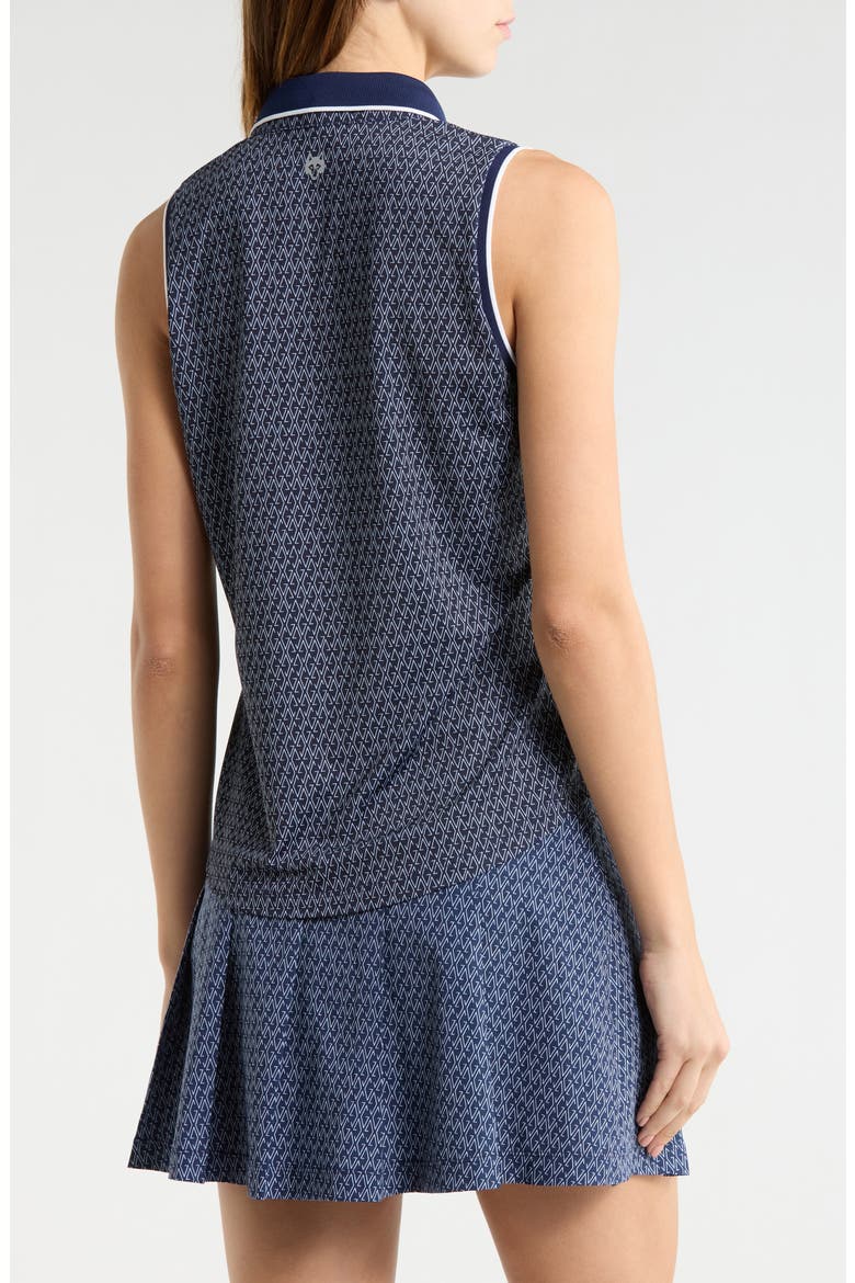 G-Thing Scarlett Sleeveless Polo, Alternate, color, MALTESE BLUE