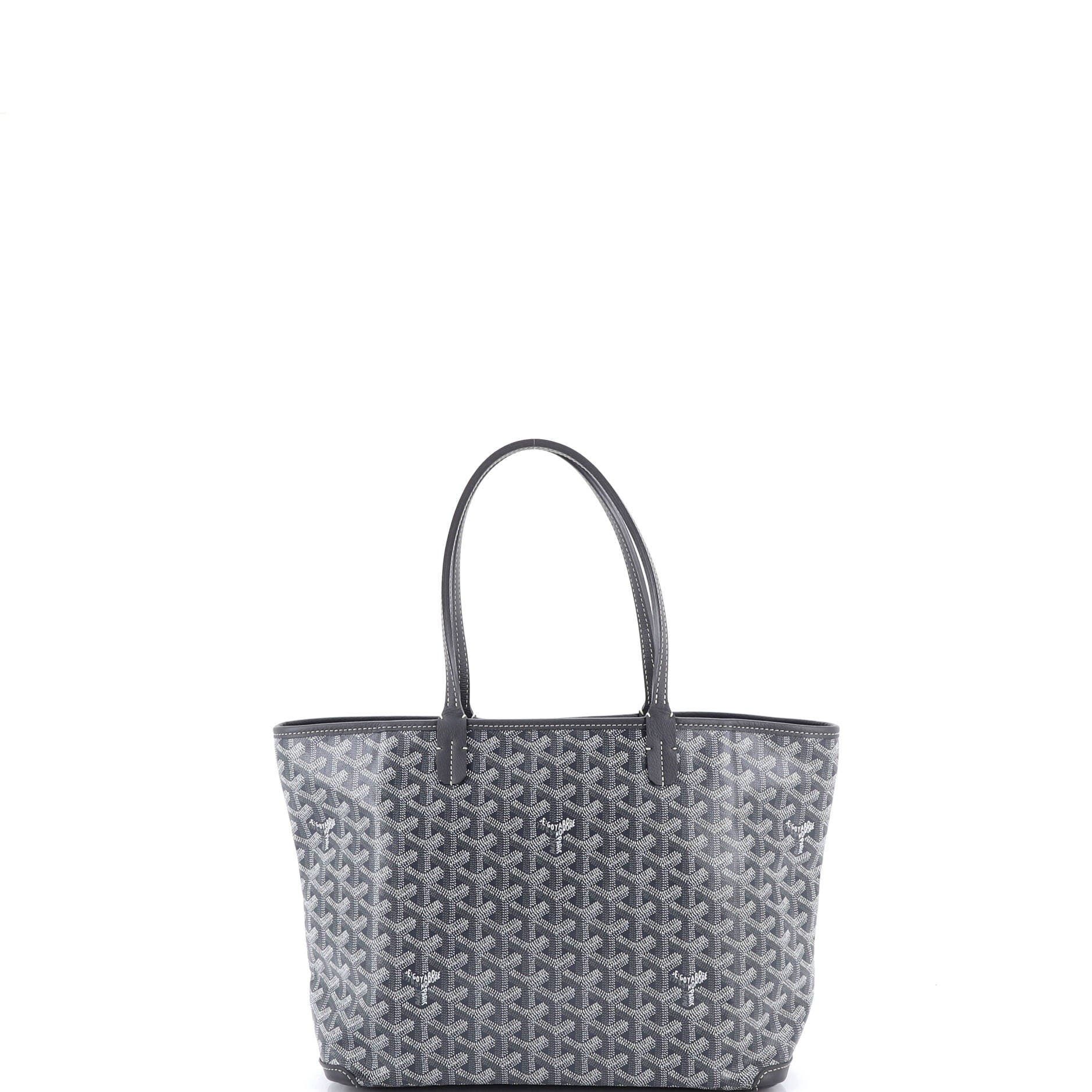 Pre-Owned Goyard Artois Tote Coated Canvas PM, Alternate, color, Gray