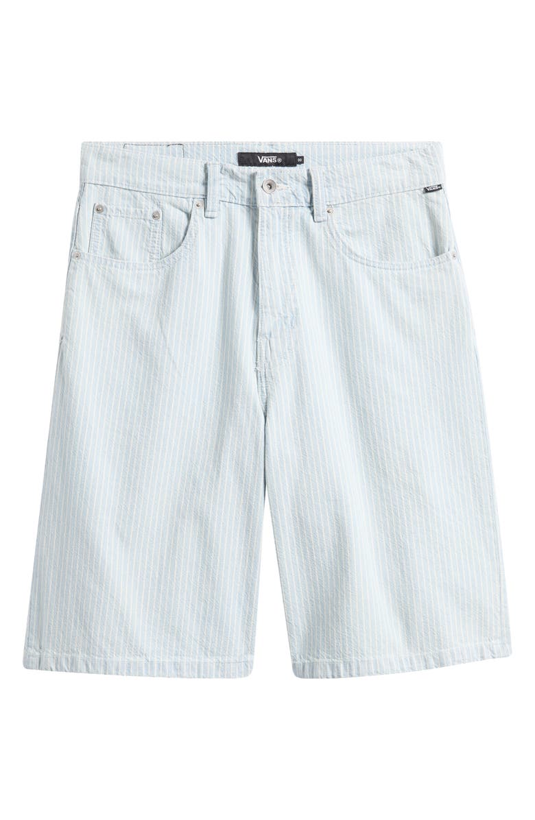 Vans Check-5 Baggy Denim Shorts, Main, color, Blue Ice Stripe