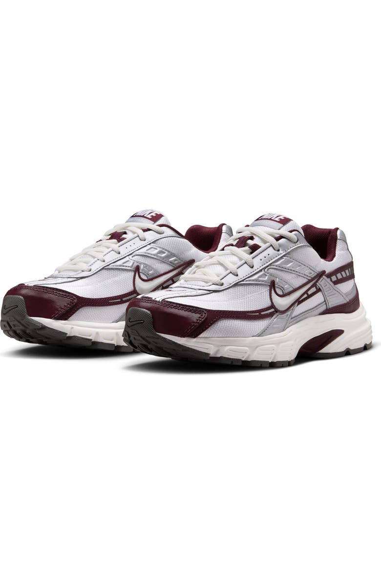 Nike Initiator Running Shoe, Main, color, White/ Sail/ Burgundy