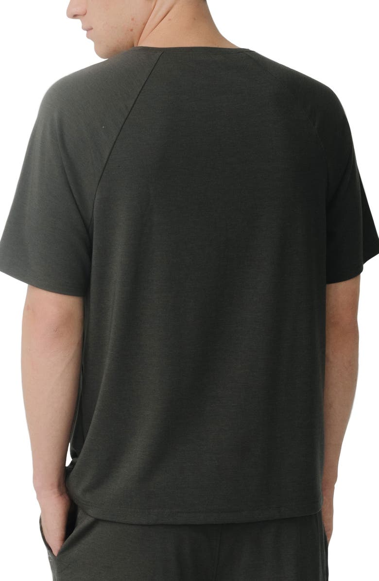 Cozy Earth Ultrasoft Raglan T-Shirt, Alternate, color, Charcoal