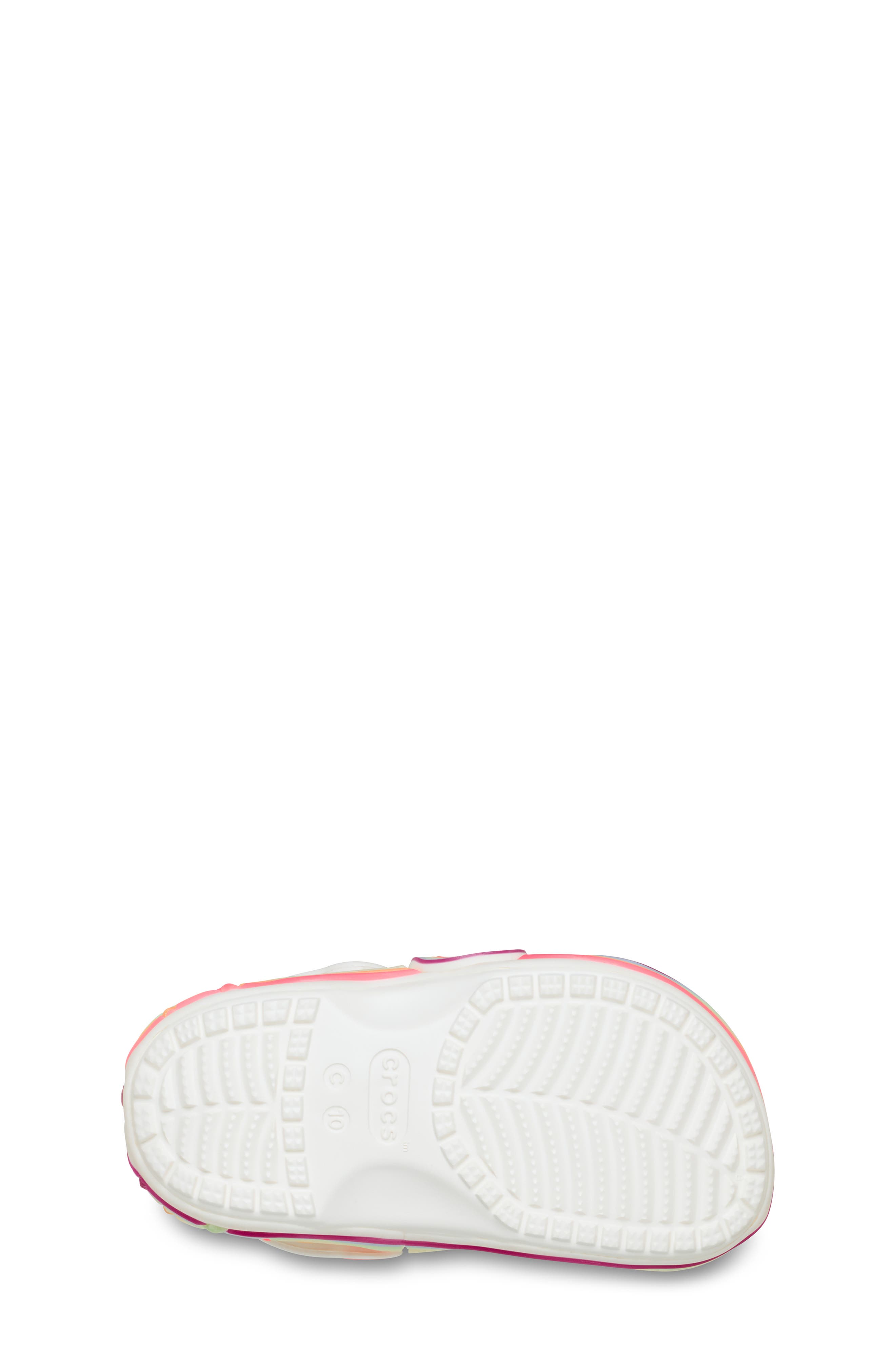 CROCS Kids' Classic Iam Unicorn Lights Clog, Alternate, color, Chalk