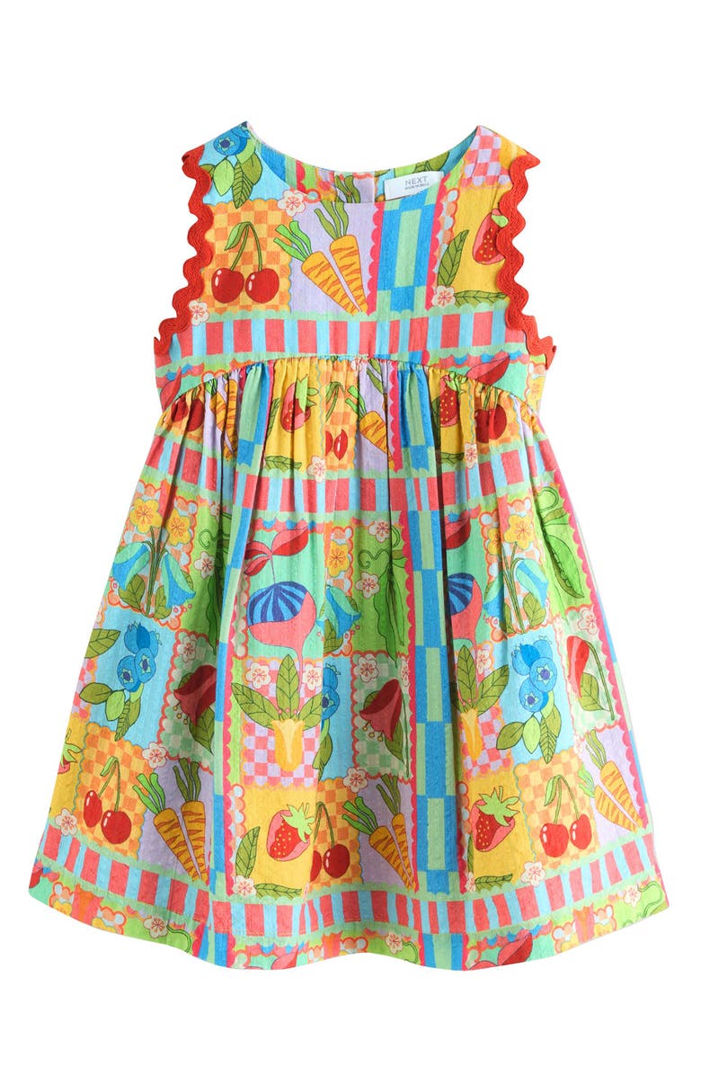NEXT Kids' Print Cotton Seersucker Sundress, Main, color, 
