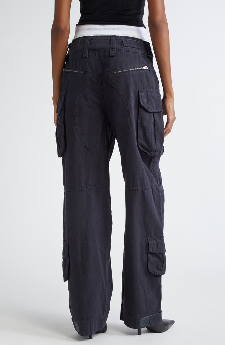 Alexander Wang Pre-Styled Brief Waistband Ripstop Cargo Pants, Alternate, color, 