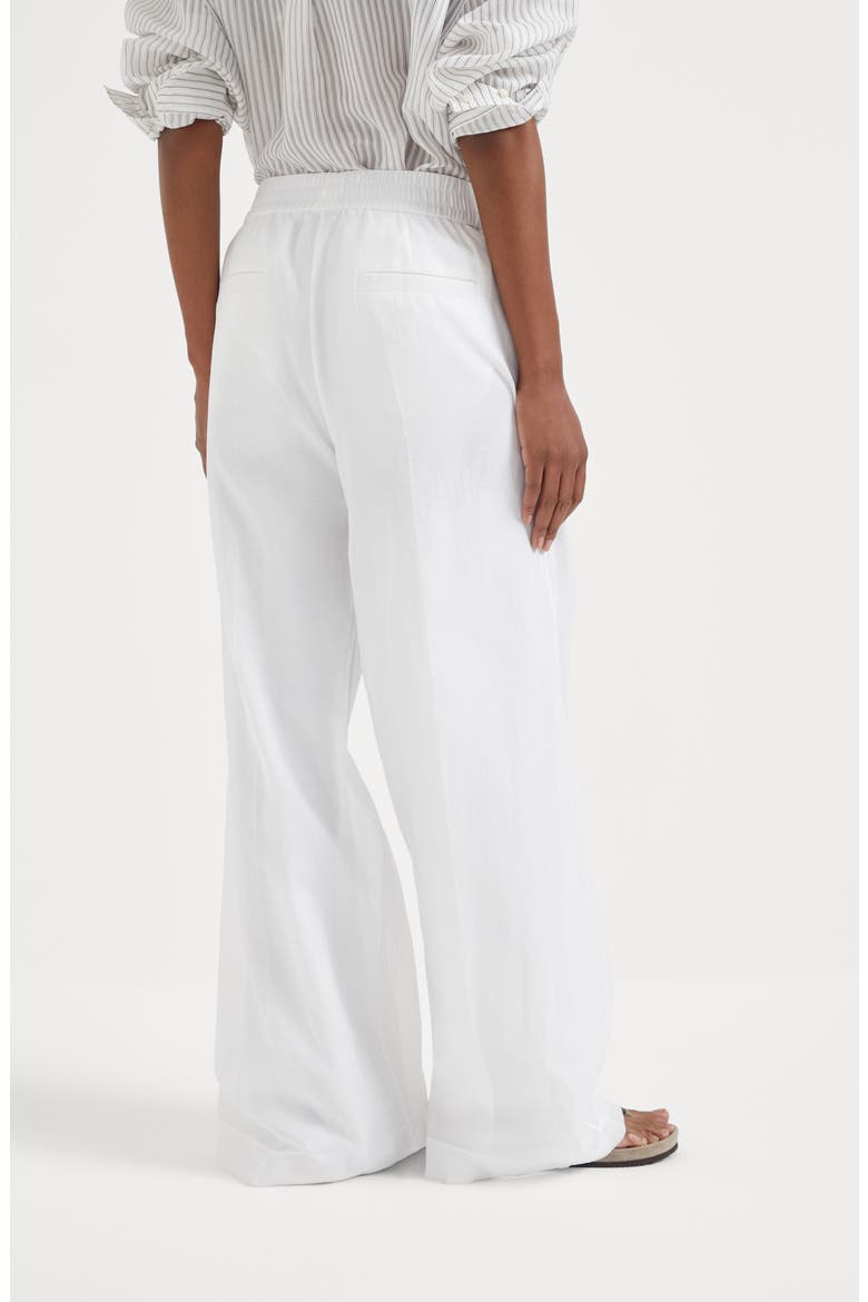 Loose Track trousers, Alternate, color, White