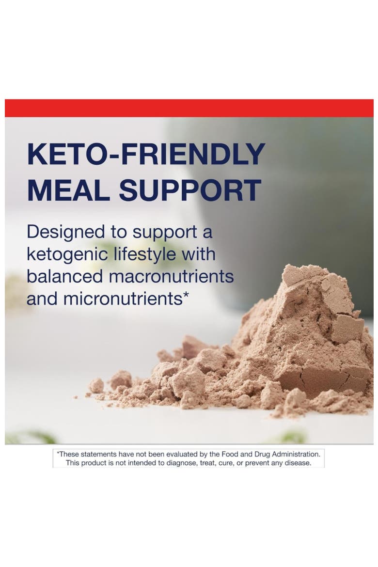 Ketogenic Chocolate Protein Powder Meal Replacement Shake 14 Servings, Alternate, color, None