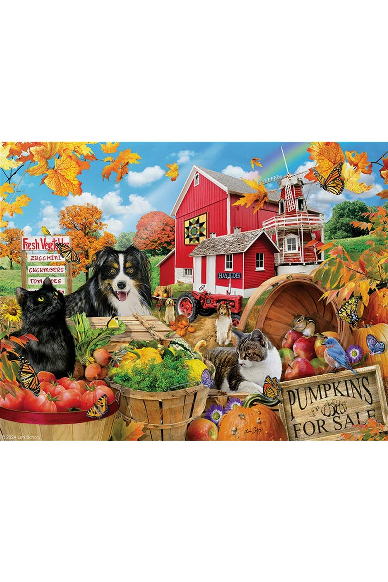 Farm Pals 1000 piece Jigsaw Puzzle for Adults, Alternate, color, Multicolor