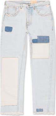 Fortela Patchwork Five Pocket Denim Pants