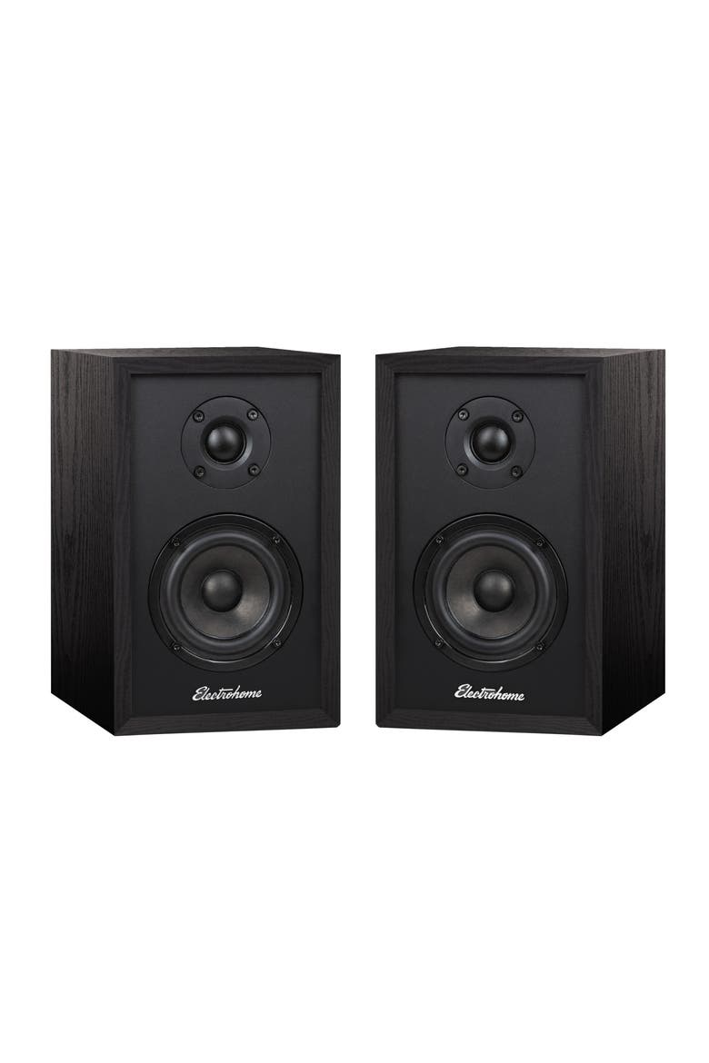 Berkeley 2.0 Stereo Powered Bluetooth Bookshelf Speakers, Main, color, Black
