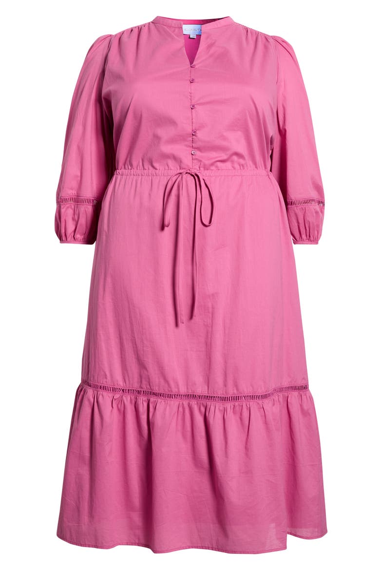 Harmy Long Sleeve Maxi Dress, Alternate, color, MAGENTA