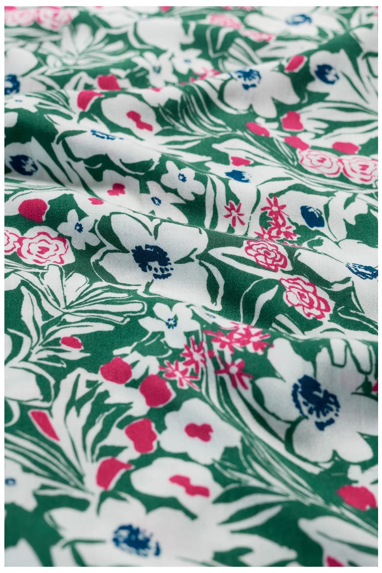 Marsh Violet Empire Waist Dress, Alternate, color, GARDEN FLOWERS DARK FORAGE