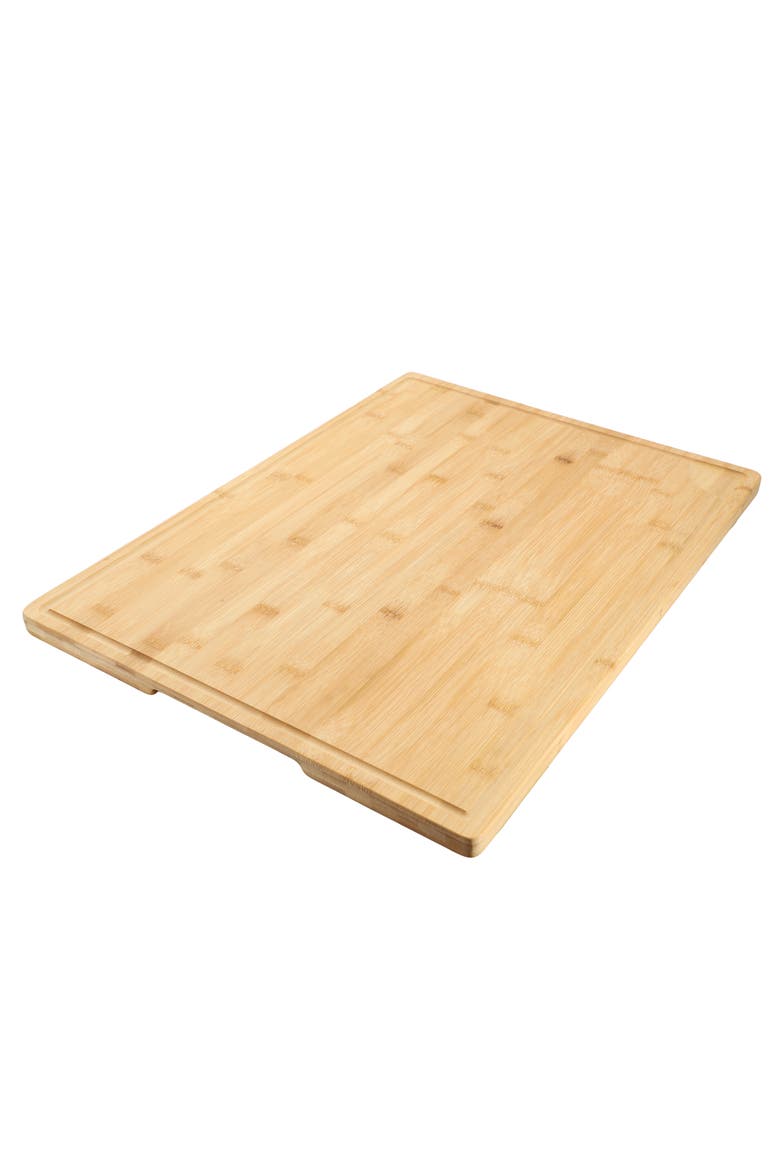 Wood 24 x 18 Inch Large Cutting, Prep and Serving Board, Alternate, color, Bamboo