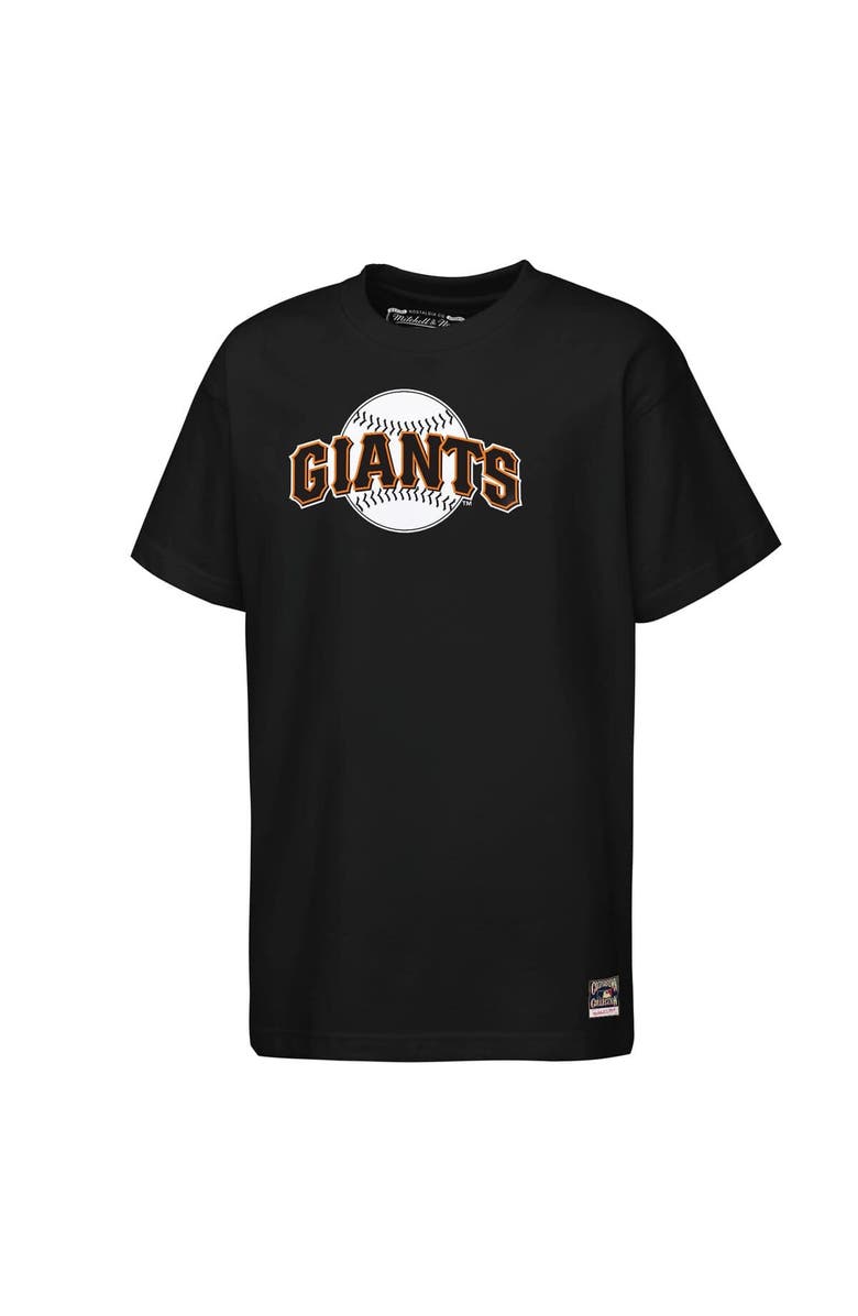 Mitchell & Ness Youth Mitchell & Ness Black San Francisco Giants Cooperstown Concession T-Shirt, Alternate, color, Black