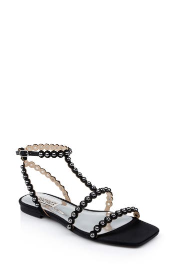 BADGLEY MISCHKA BADGLEY MISCHKA COLLECTION CAMI EMBELISHED T-STRAP SANDAL 
