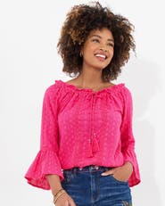 Joe Browns Bell Sleeve Eyelet Blouse