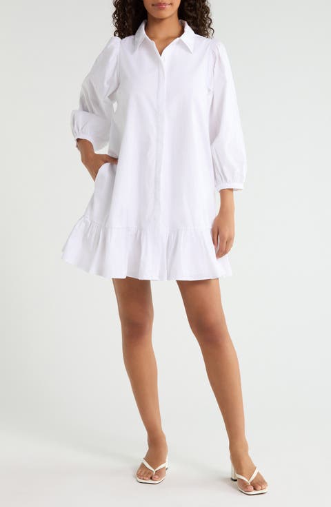 Maude Cotton Poplin Shirt Dress