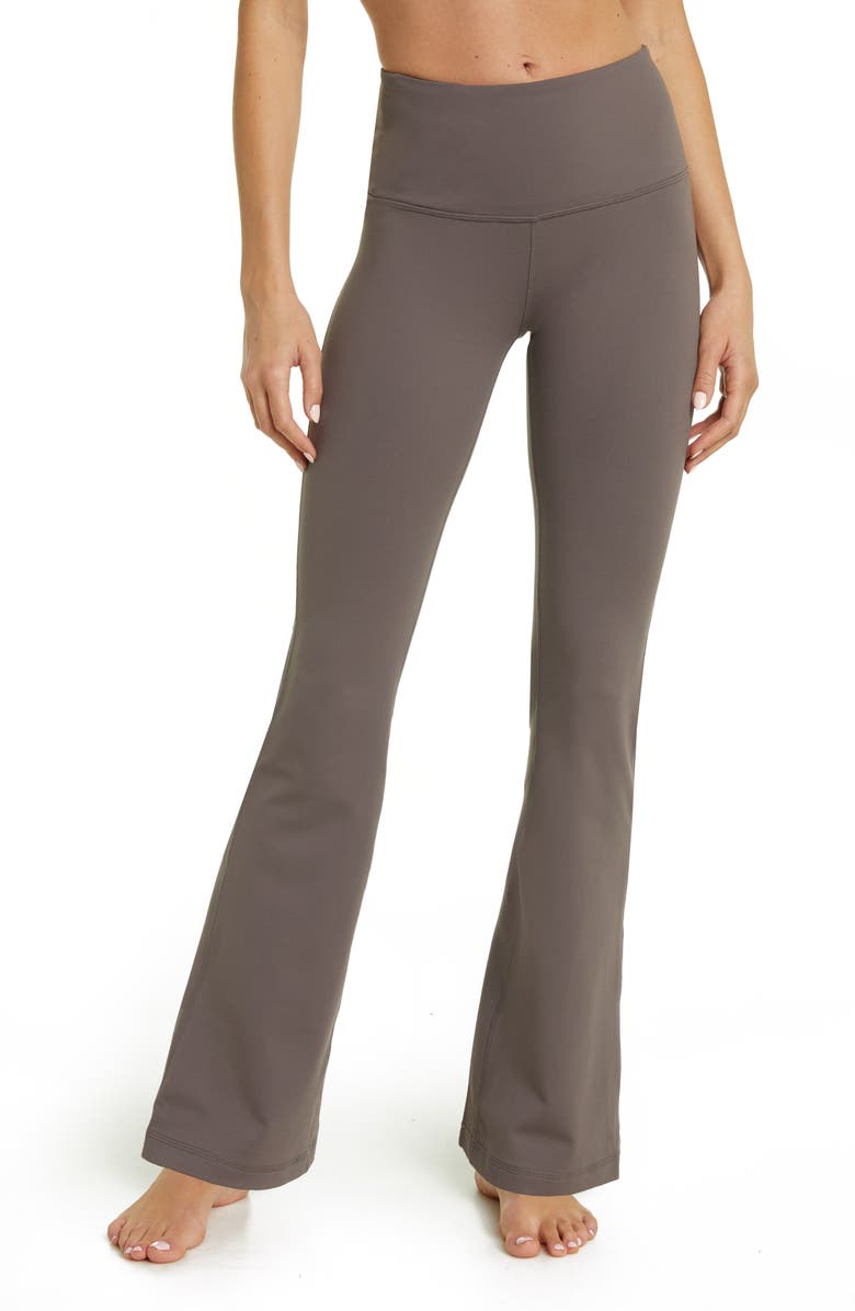 Zella Barely Flare Live in High Waist Pants, Main, color,