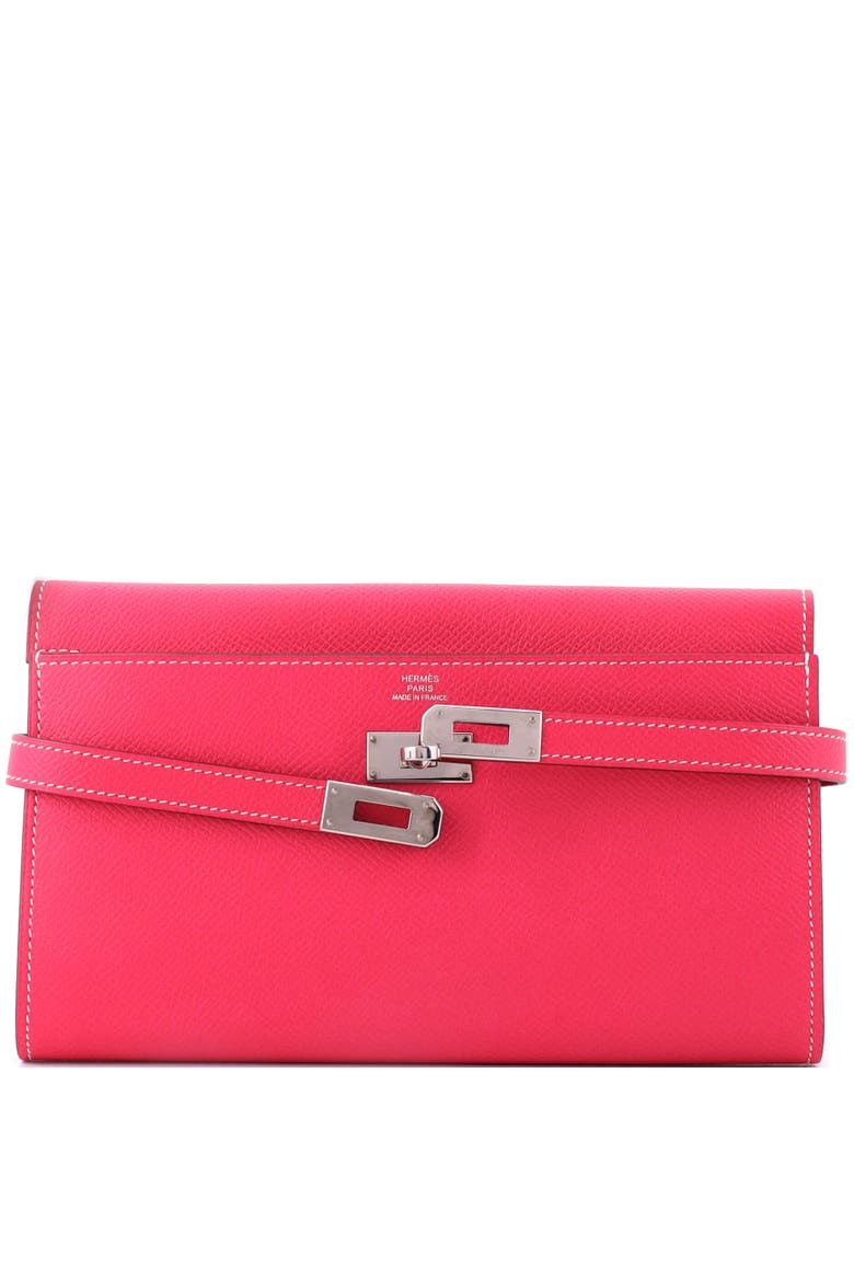 Kelly Wallet Epsom Long, Alternate, color, Rose Tyrien