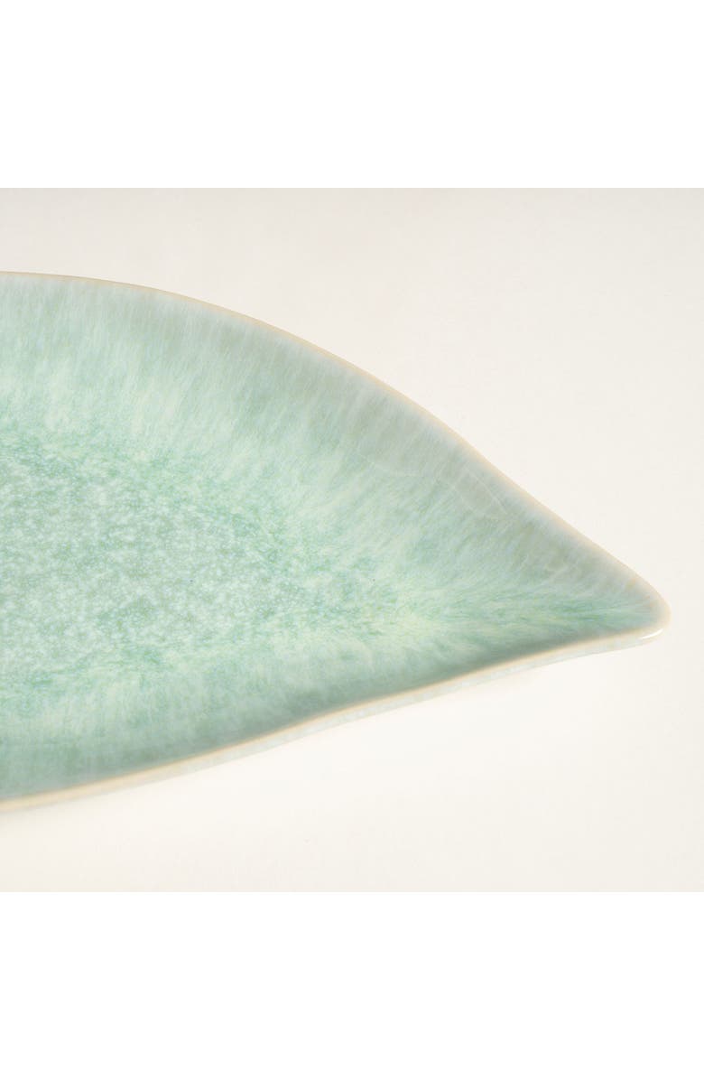 Zsa Zsa Zsu Fonte Stoneware Serving Plate 12 In Set Of 2, Alternate, color, Green