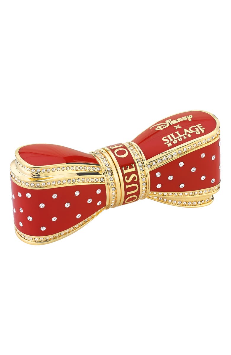 House of Sillage x Disney<sup>®</sup> Minnie Mouse Refillable Bow Lipstick Case & Refill Set, Alternate, color, 