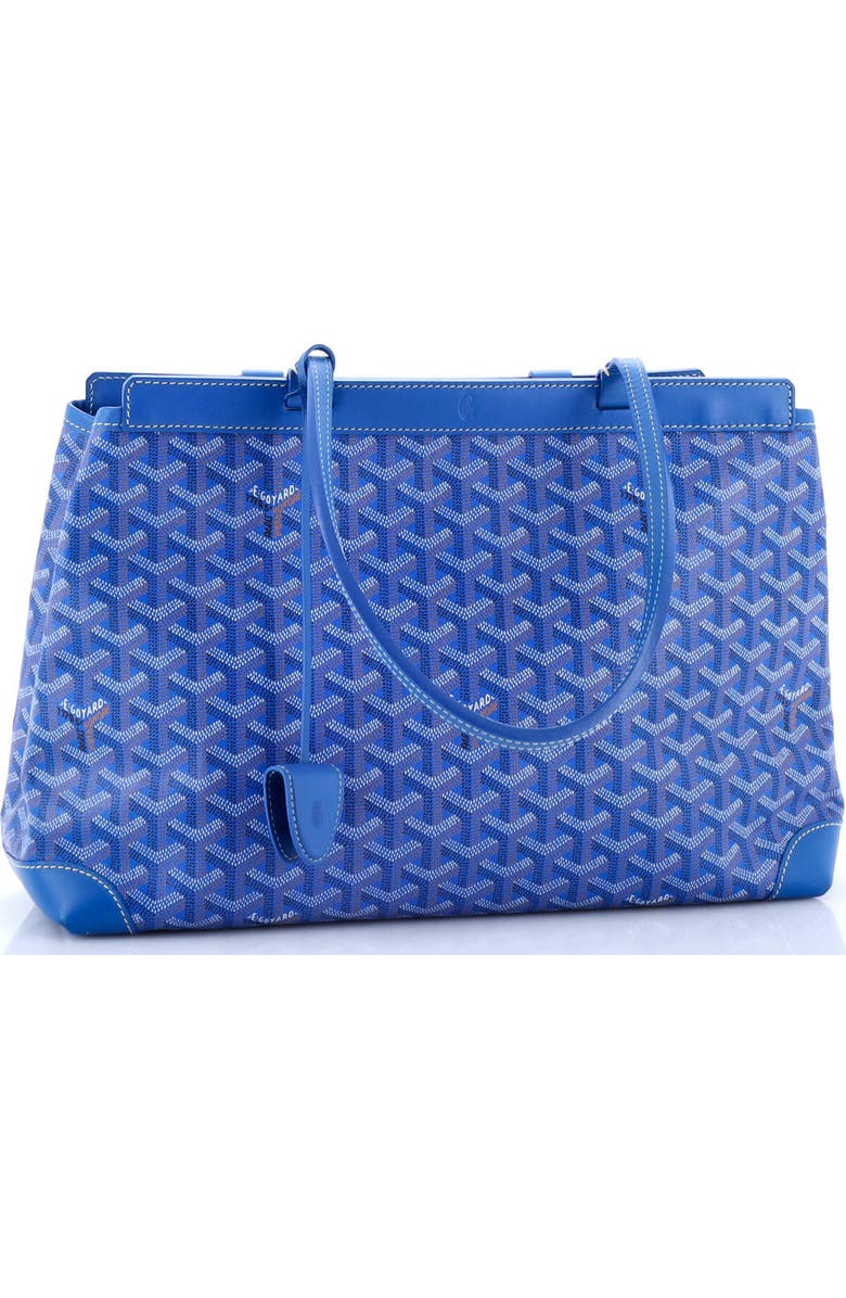 Pre-Owned Goyard Bellechasse Bag Coated Canvas PM, Alternate, color, Blue