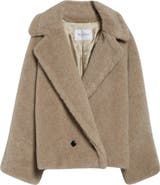 Max Mara Cambusa Alpaca Blend Teddy Jacket