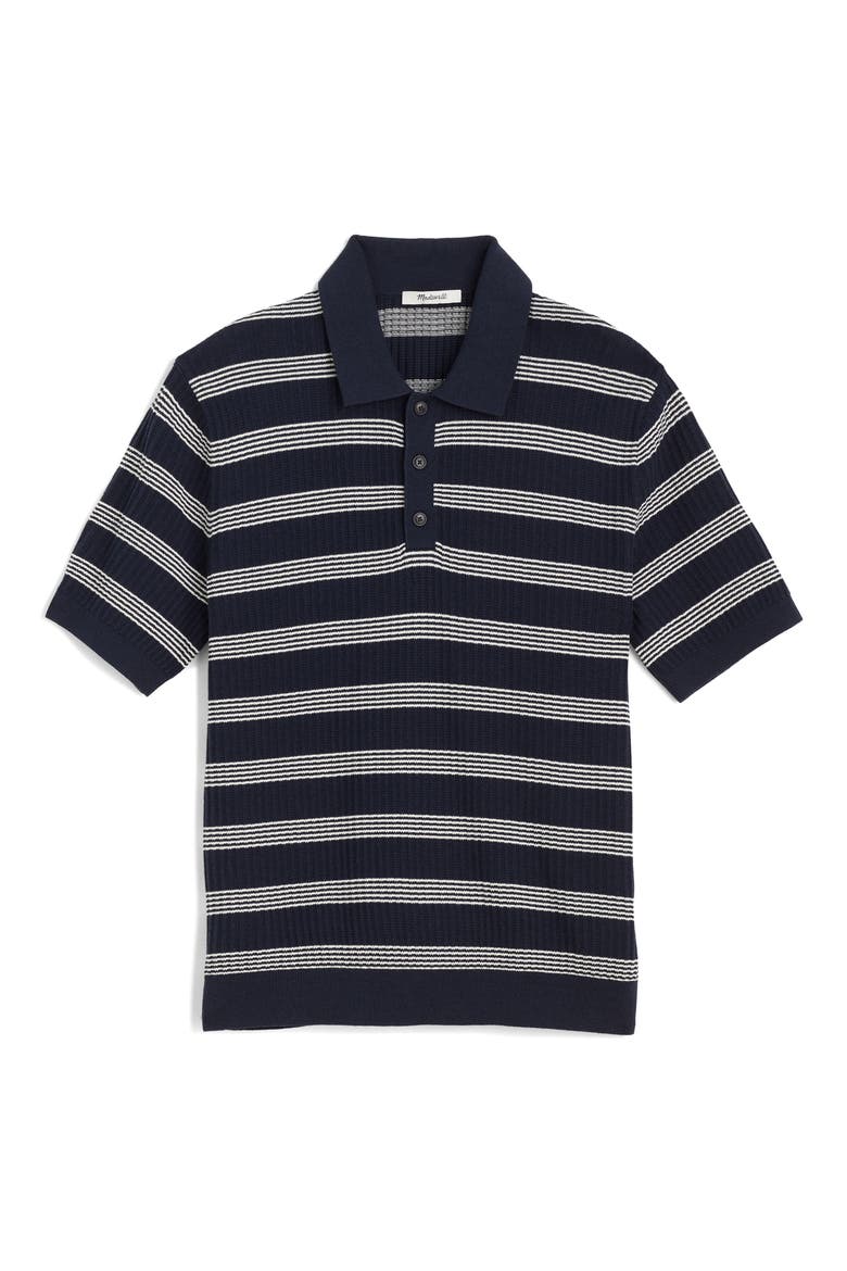 Carlos Striped Polo, Alternate, color, INK