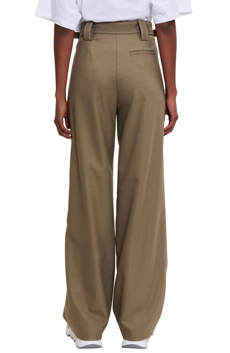 maje Pie Wide Leg Pants, Alternate, color,