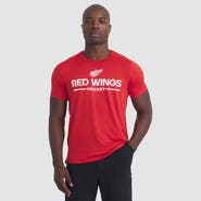 FANATICS Men's Fanatics Red Detroit Red Wings Authentic Pro Rink Tech T-Shirt