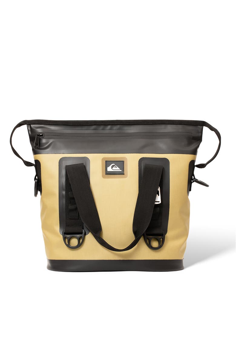 Quiksilver Coastal 20L Multi-Layer Insulated Tote Cooler Bag with Bottle Opener, Alternate, color, Cornstalk