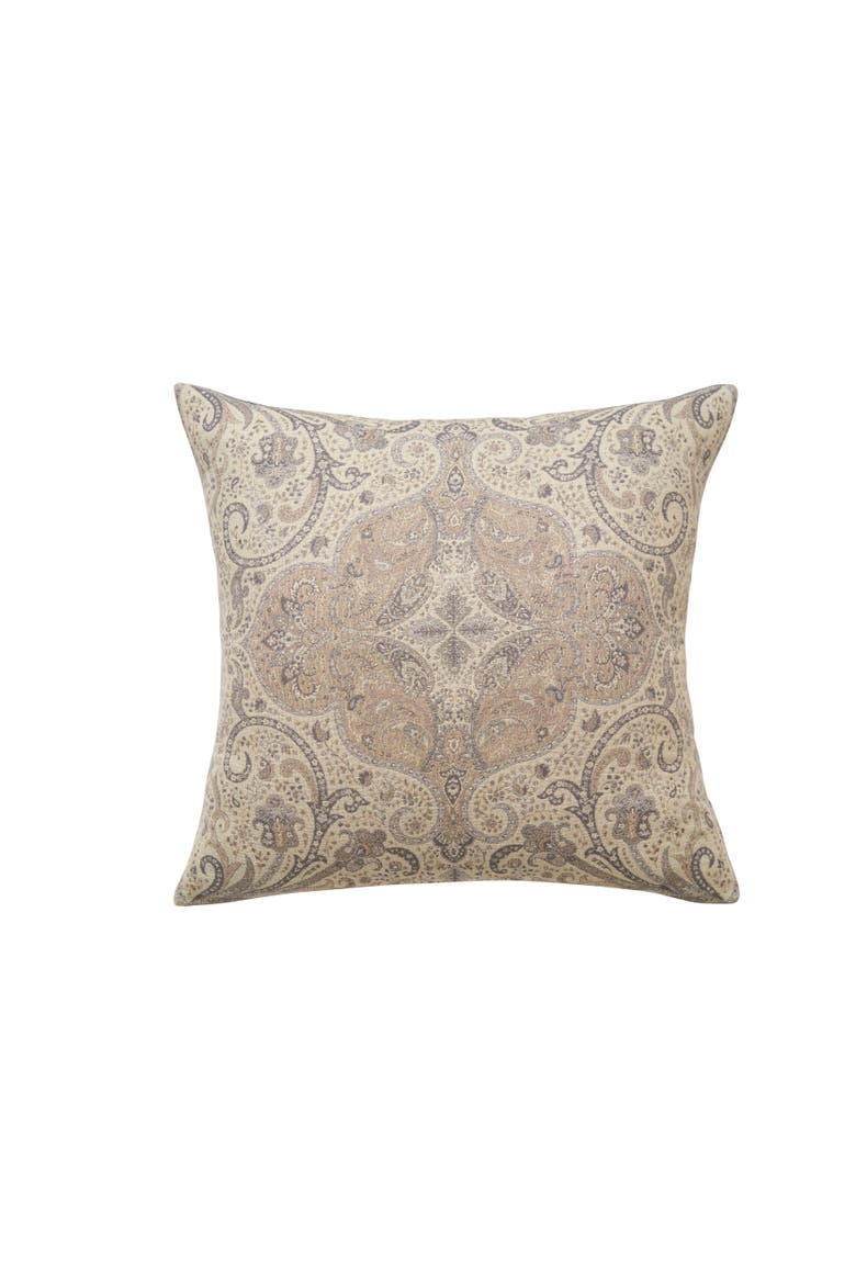 Suman Natural Cotton Euro Pillow Sham, Main, color, Beige
