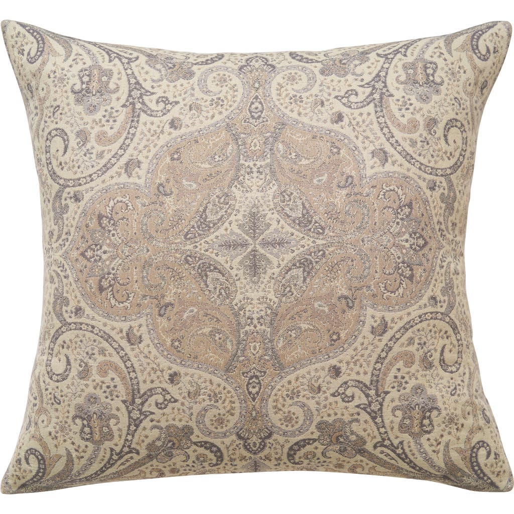 Elisabeth York Suman Natural Cotton Euro Pillow Sham In Brown