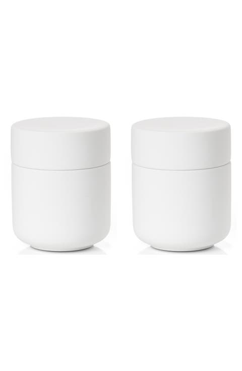 Ume Set of 2 Ceramic Jars