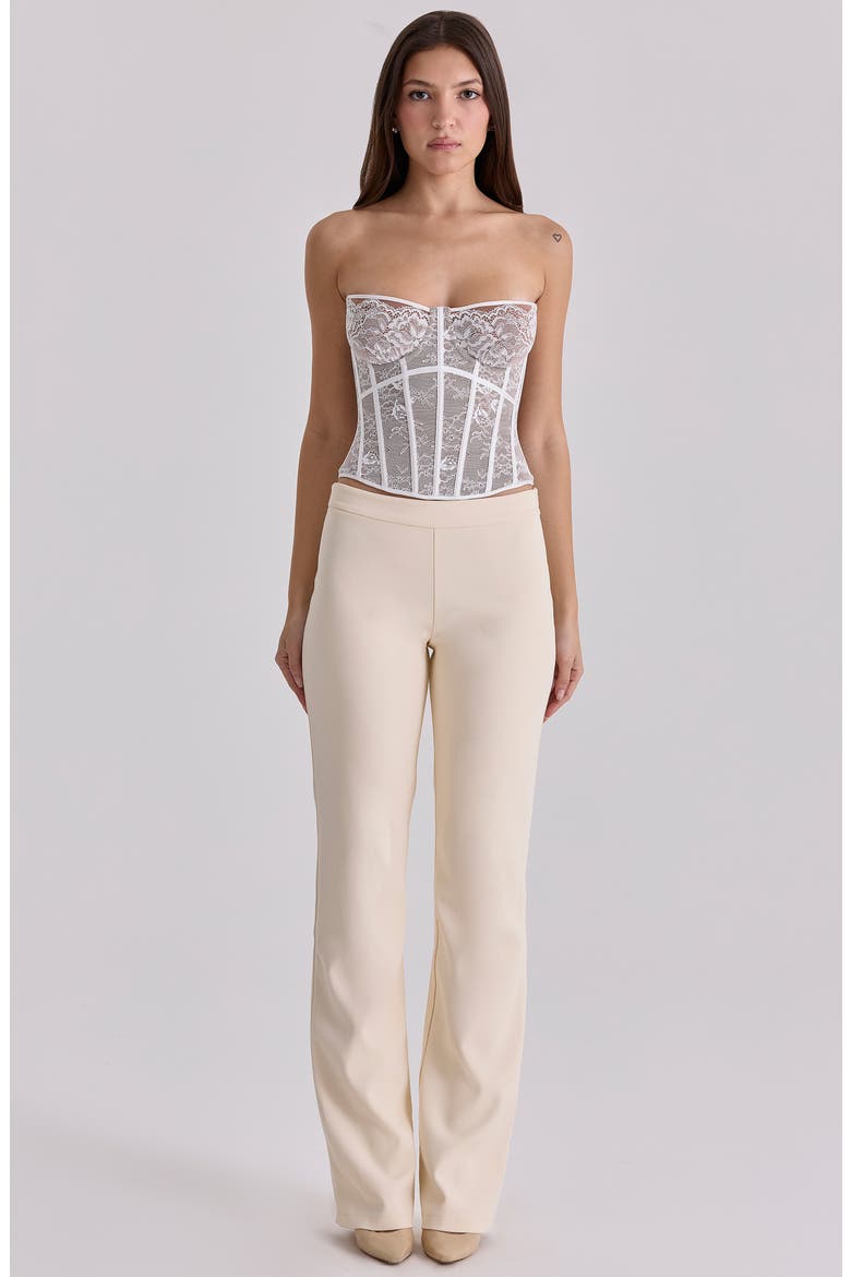 Ayana Lace Corset Top, Alternate, color, WHITE