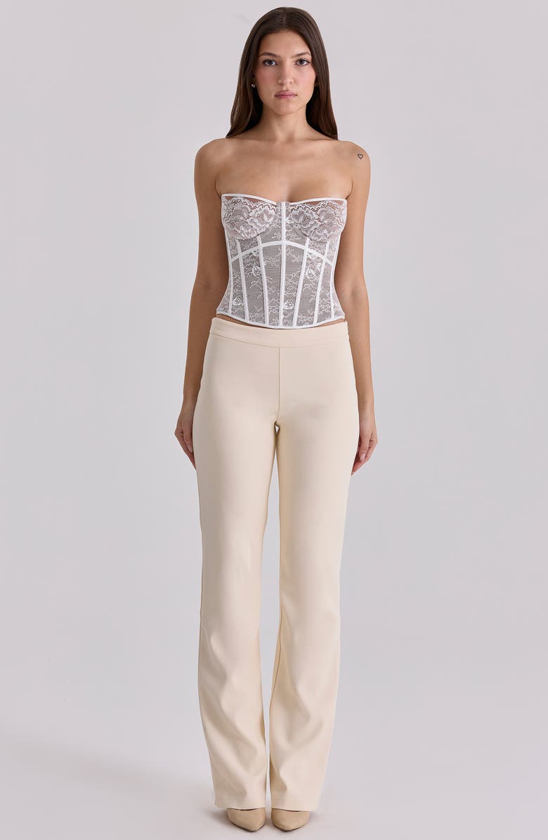 HOUSE OF CB Ayana Lace Corset Top, Alternate, color, White