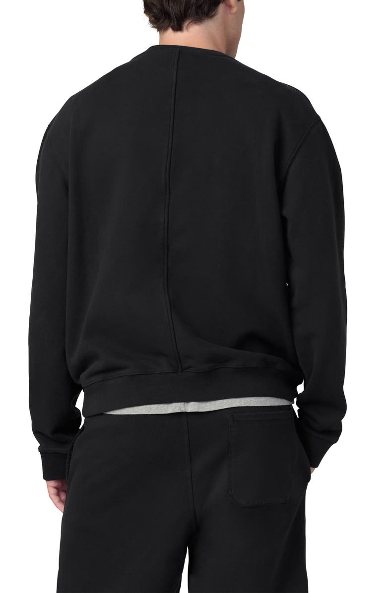 Joe's Bespoke Cotton Sweatshirt, Alternate, color, Black