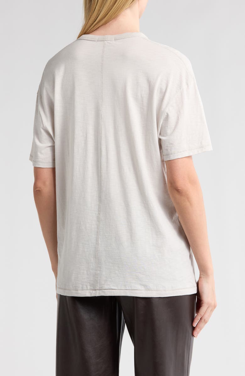 rag & bone Slub Boyfriend Fit Crew Tee, Alternate, color, Lunarock