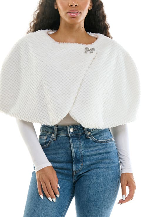 Faux Fur Capelet