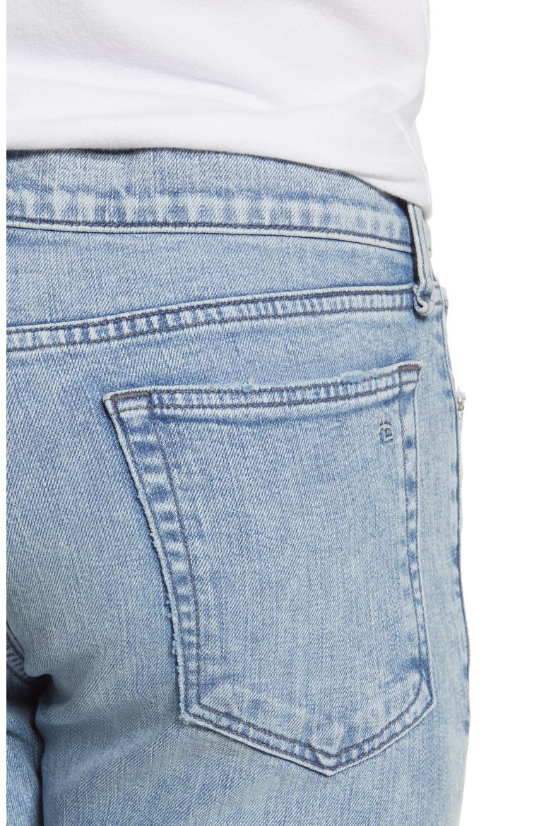 Fit 1 Skinny Fit Ripped Jeans, Alternate, color, BERG W HOL