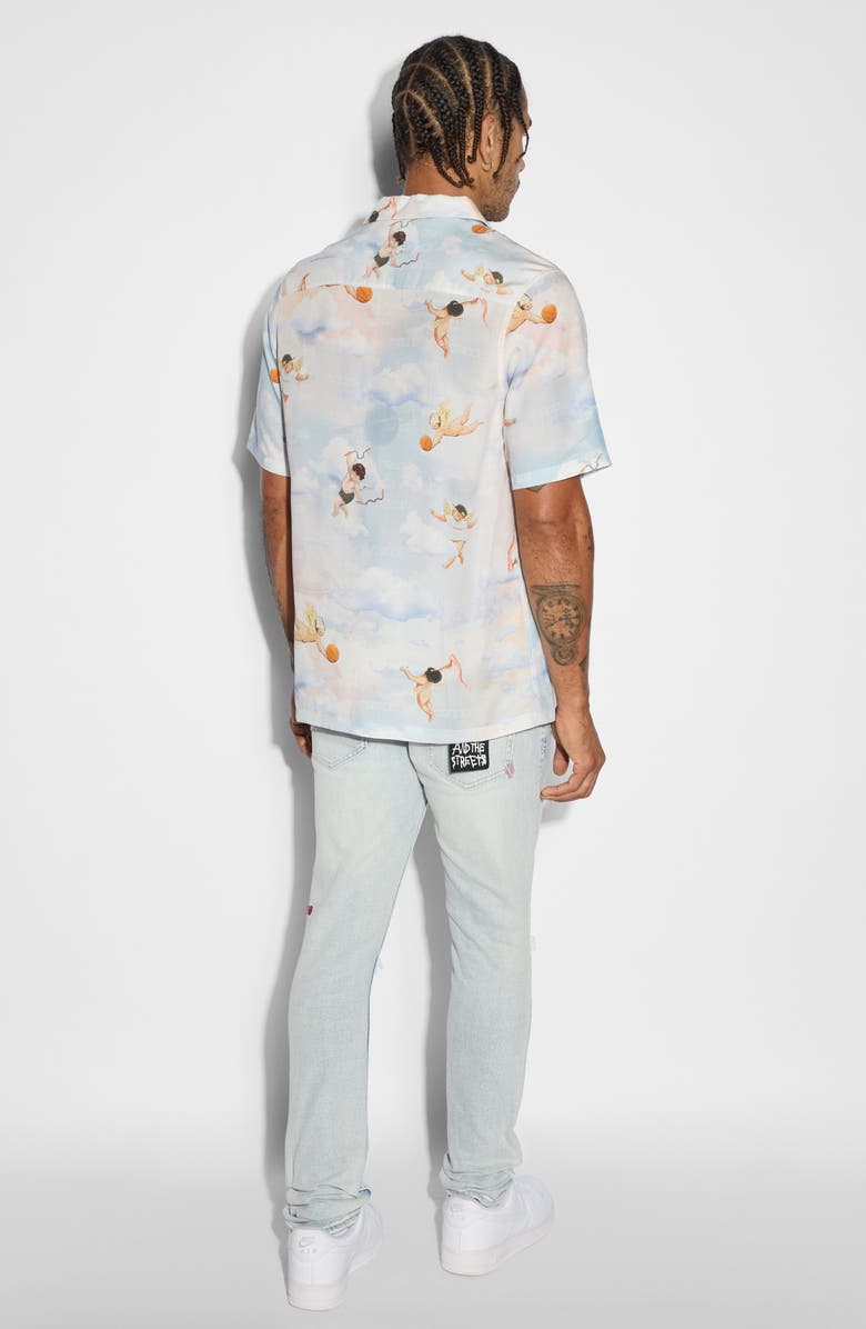 Ksubi Dreamers Lyocell Camp Shirt, Alternate, color,