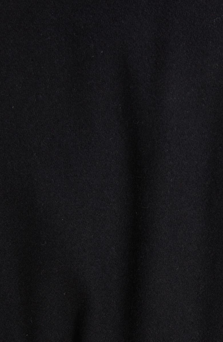 Givenchy Leather Sleeve Logo Crop Varsity Jacket, Alternate, color, 