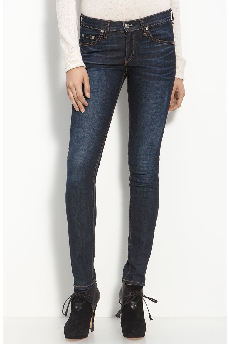 rag & bone/JEAN Skinny Stretch Jeans, Main, color, KENSINGTON