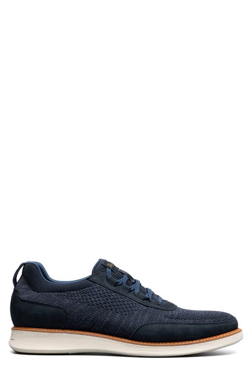 Florsheim Launch Elastic Lace Knit Sneaker In Navy