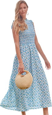 Cabana Life Smocked Maxi Dress